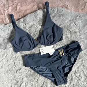 Jets Australia jetset steel blue bikini set
